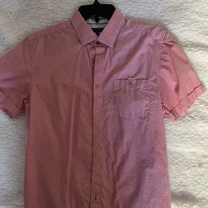 Ted Baker Mens Short Sleeve Button Down (Small)